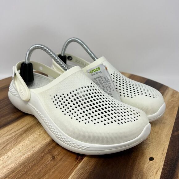 Crocs Men’s Size 8/Women’s Size 10 LiteRide 360 ClogCream/White 206708-1CV